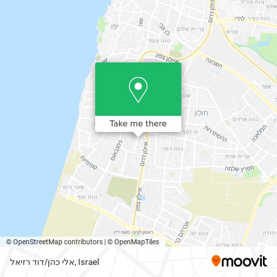 אלי כהן/דוד רזיאל map