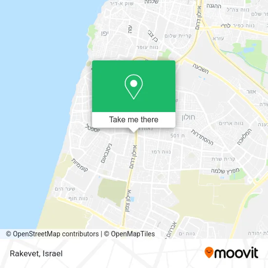 Карта Rakevet