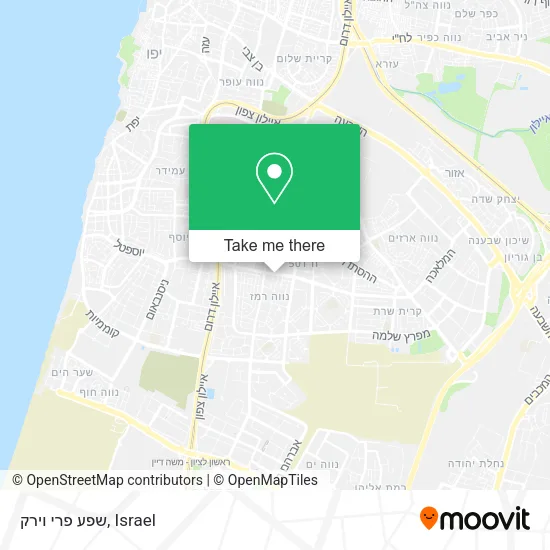 Карта שפע פרי וירק