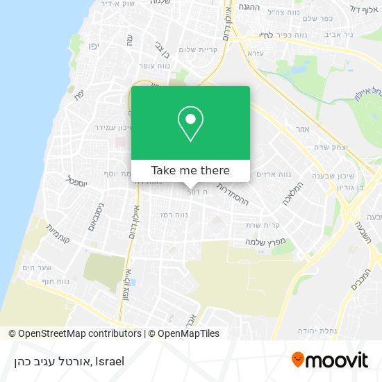 אורטל עגיב כהן map