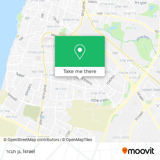 גן תבור map