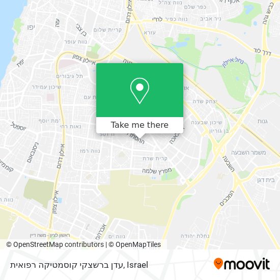 עדן ברשצקי קוסמטיקה רפואית map