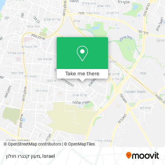 מעון קנגרו חולון map