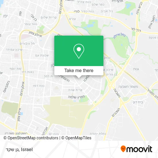 Карта גן שקד