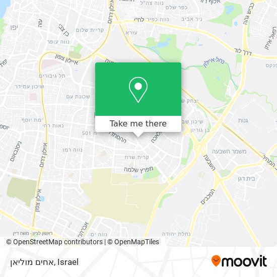 אחים מוליאן map