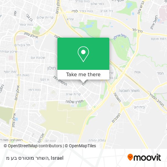 השחר מוטורס בע מ map