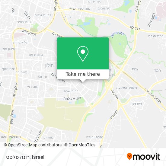 רונה פלסט map