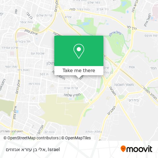 אלי בן עזרא אגזוזים map