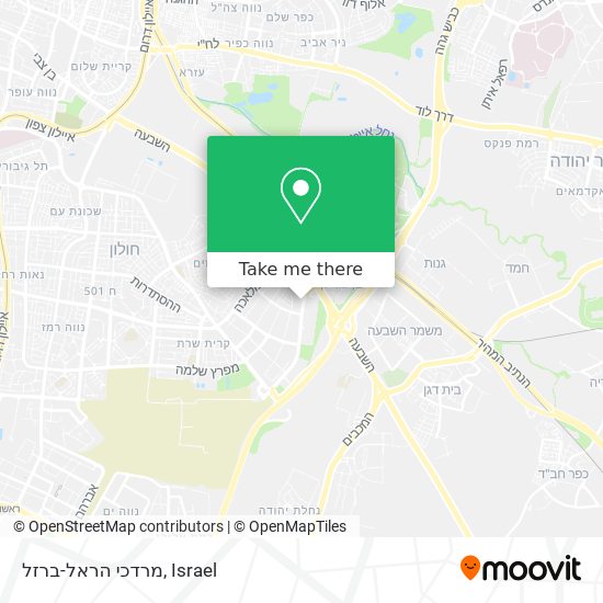 מרדכי הראל-ברזל map