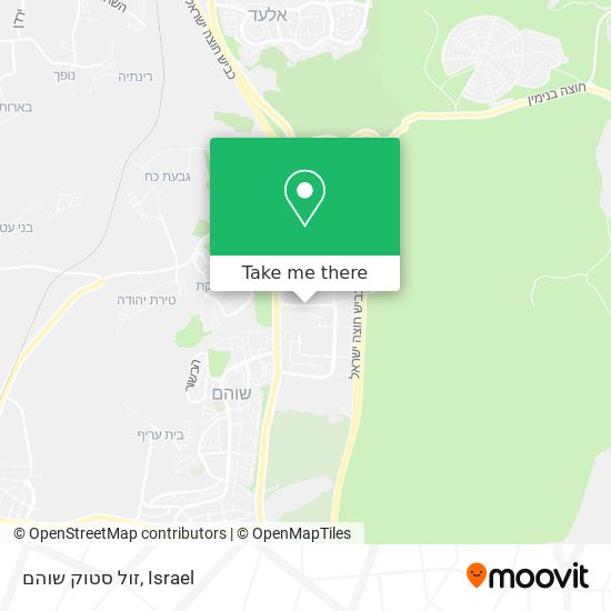 זול סטוק שוהם map