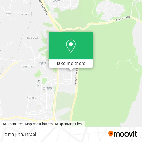 Карта חניון חרוב