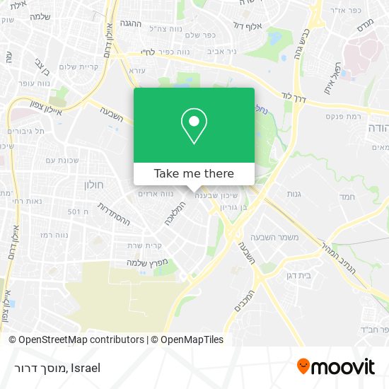 מוסך דרור map