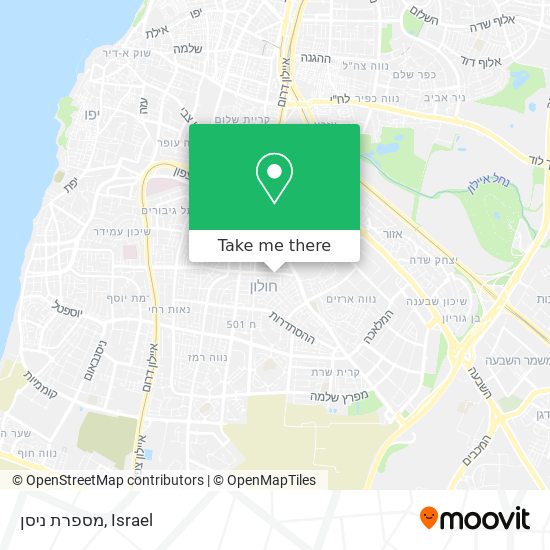 מספרת ניסן map