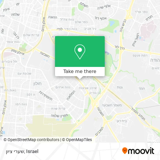 Карта שערי ציון