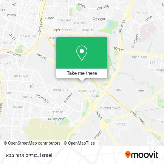 Карта בורקס אזור בבא