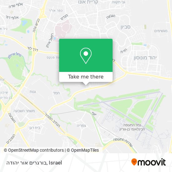 בורגרים אור יהודה map