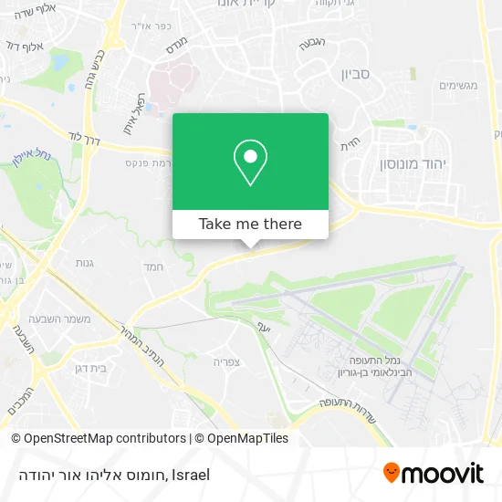 Карта חומוס אליהו אור יהודה