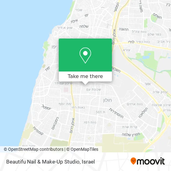 Карта Beautifu Nail & Make-Up Studio