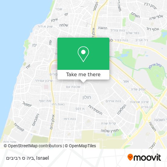 ביה ס רביבים map