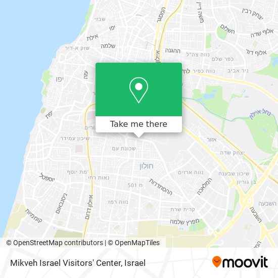 Карта Mikveh Israel Visitors' Center
