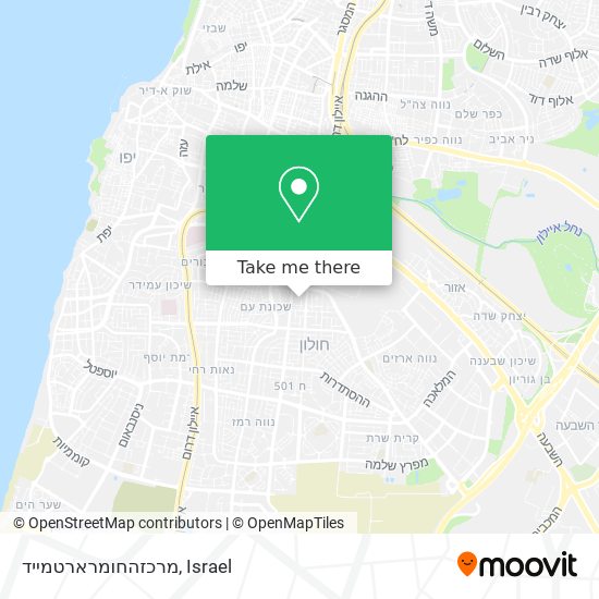 מרכזהחומרארטמייד map