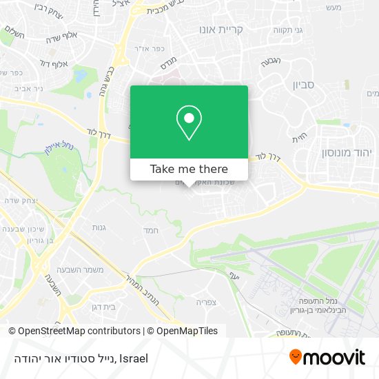 נייל סטודיו אור יהודה map