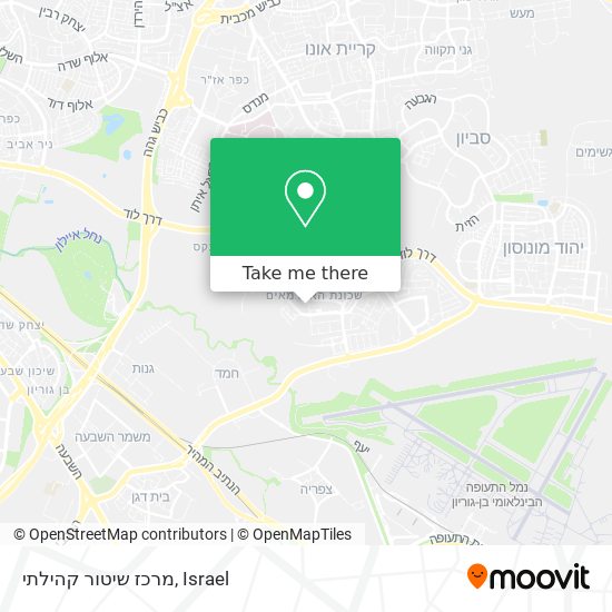 מרכז שיטור קהילתי map