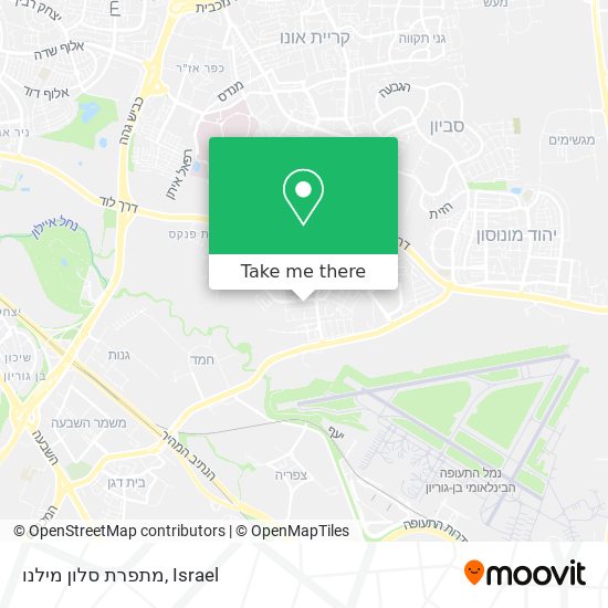 מתפרת סלון מילנו map