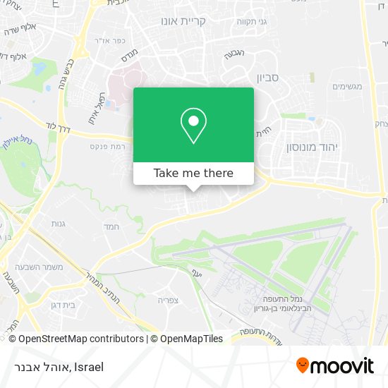 אוהל אבנר map