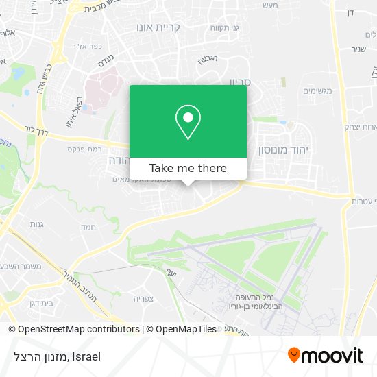 מזנון הרצל map