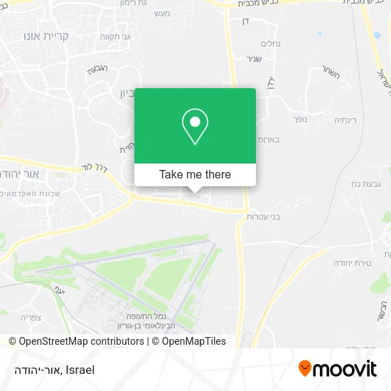 Карта אור-יהודה