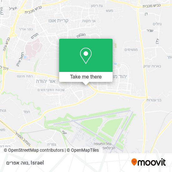 נווה אפרים map