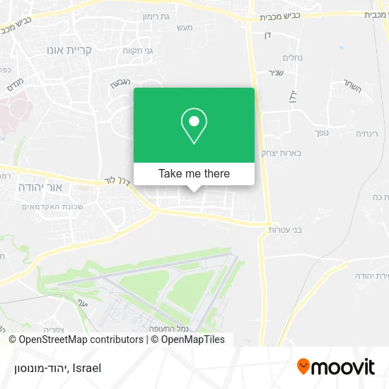 Карта יהוד-מונוסון