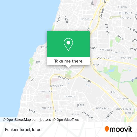 Карта Funkier Israel