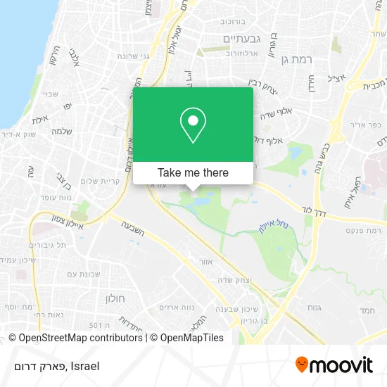 Карта פארק דרום