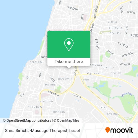 Shira Simcha-Massage Therapist map