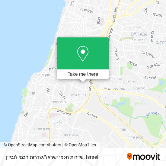 שדרות חכמי ישראל / שדרות חכמי לובלין map
