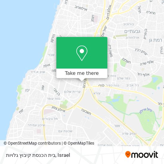 בית הכנסת קיבוץ גלויות map