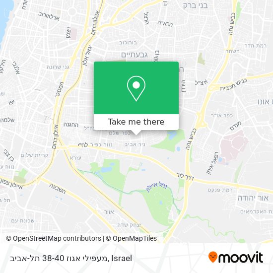 Карта מעפילי אגוז 38-40 תל-אביב