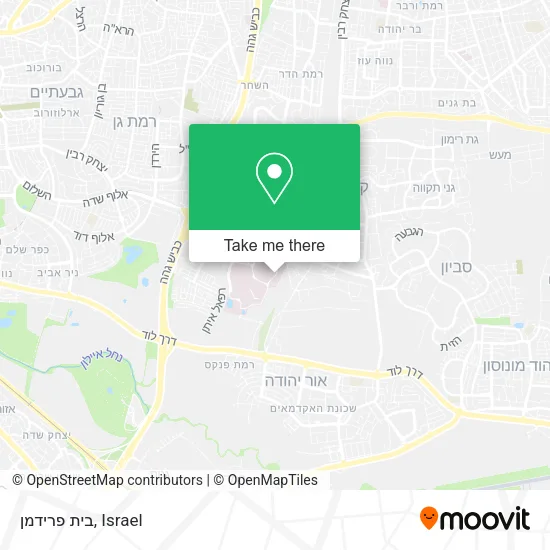 Карта בית פרידמן