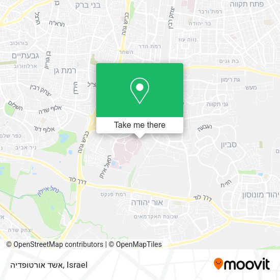 אשד אורטופדיה map