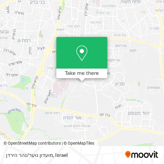 Карта מועדון נוער/נהר הירדן