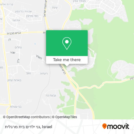 גני ילדים בית מרגלית map