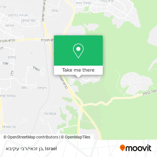 בן זכאי/רבי עקיבא map