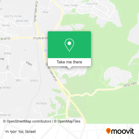 Карта עוד יוסף חי