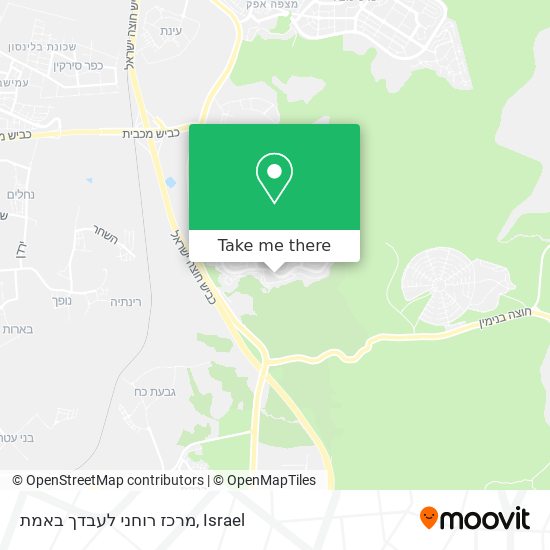 מרכז רוחני לעבדך באמת map