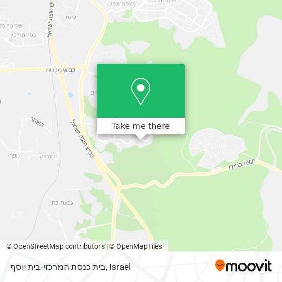 בית כנסת המרכזי-בית יוסף map