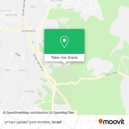 Карта מוסדות חינוך/שמעון הצדיק