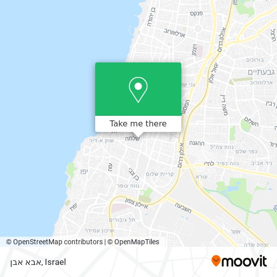 אבא אבן map