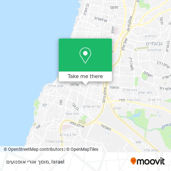 מוסך אורי אופנועים map
